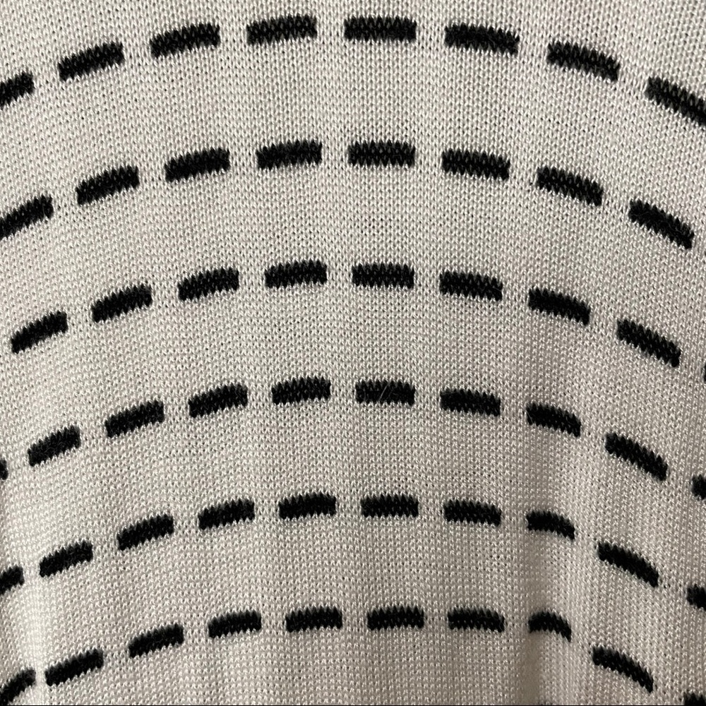 Cable & Gauge Black and White Lightweight Cardigan - Picture 2 of 3